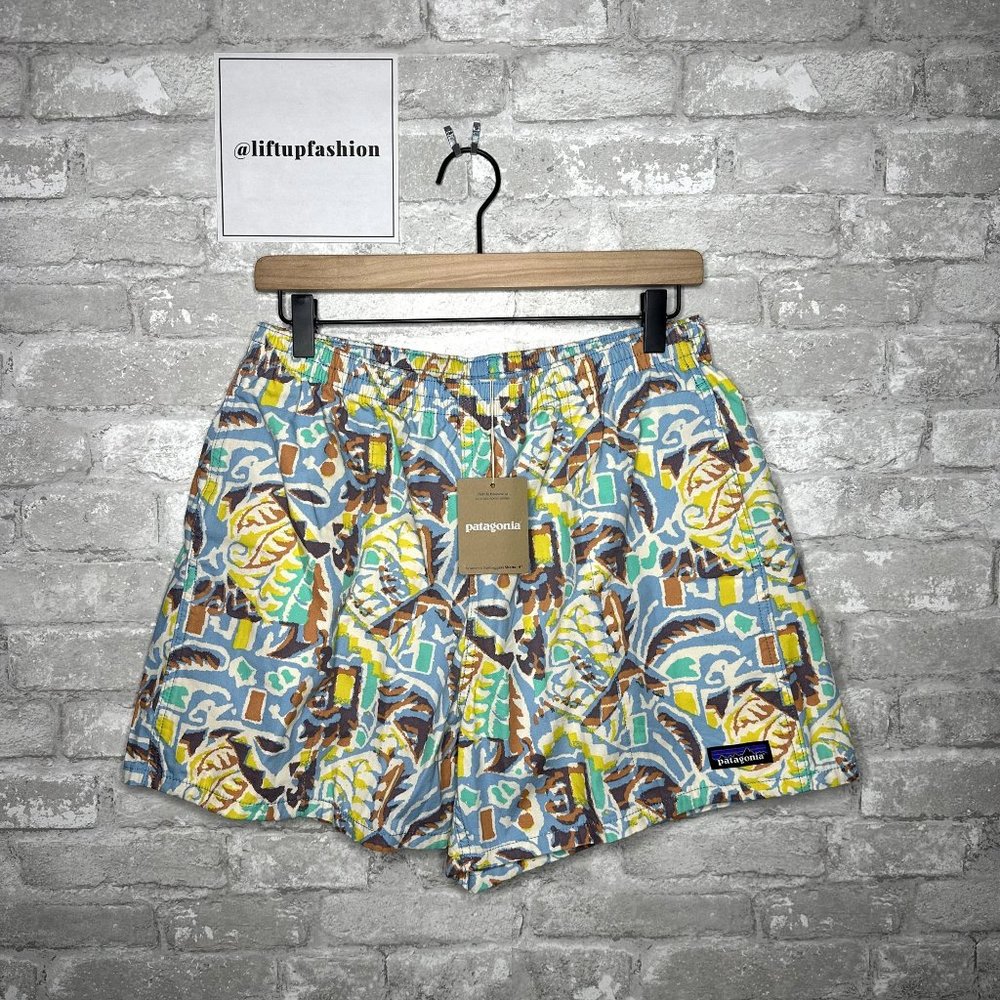 Patagonia Women's Funhoggers Shorts 4" NWT Size XL (TPLA) #57160